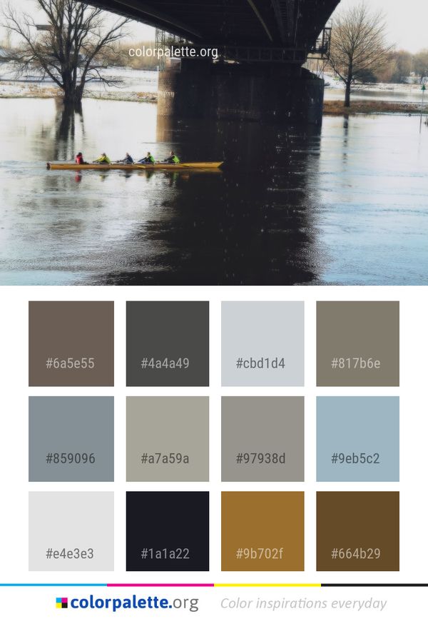 Water Waterway River Color Palette