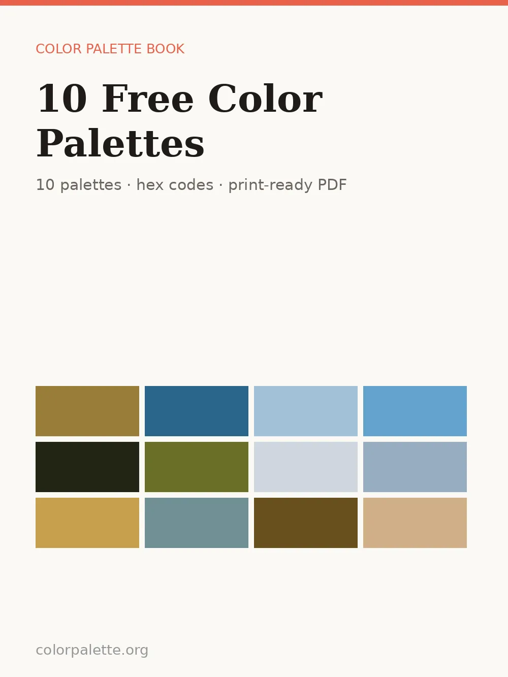 10 Free Color Palettes