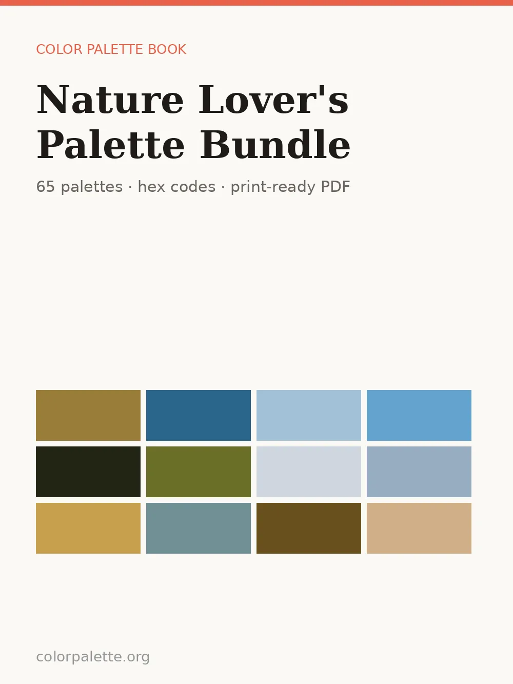 Nature Lover's Palette Bundle — 80 Palettes