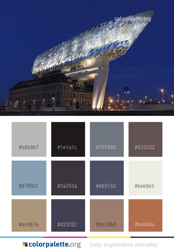 Landmark Sky Architecture Color Palette
