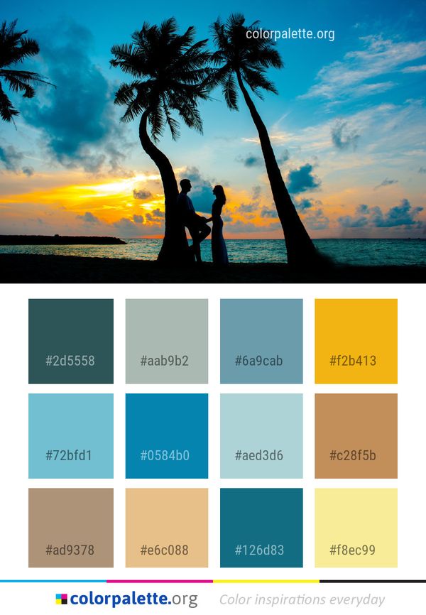 Sky Body Of Water Sea Color Palette