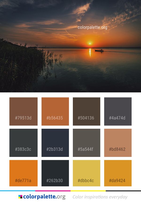 Sky Horizon Reflection Color Palette