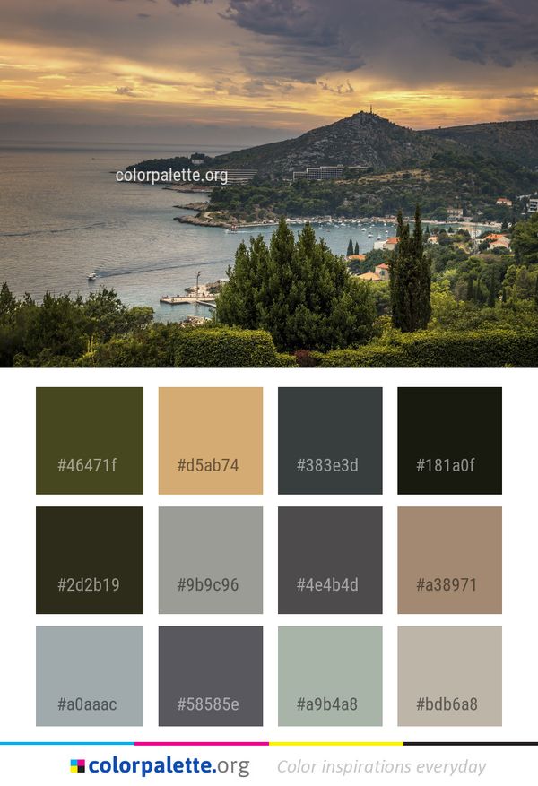 Sky Sea Cloud Color Palette