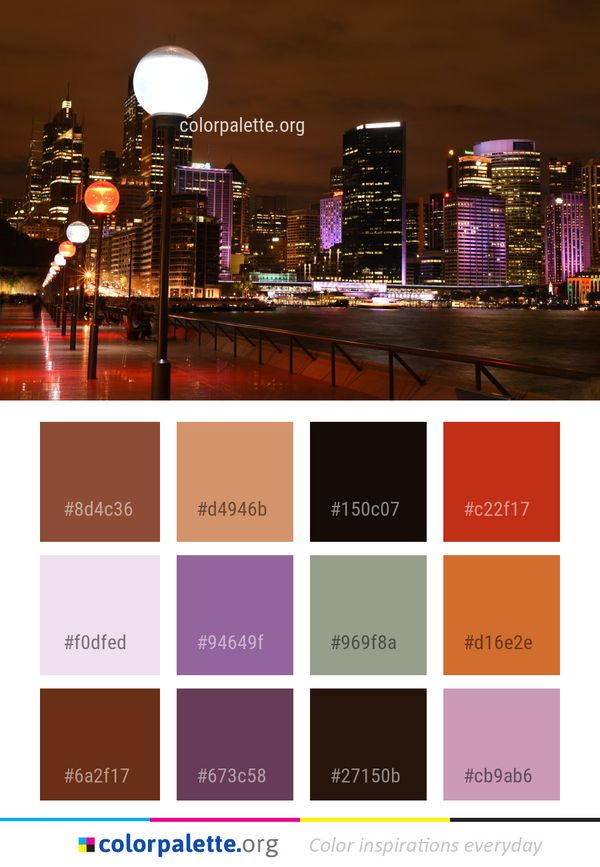 Metropolitan Area Cityscape City Color Palette