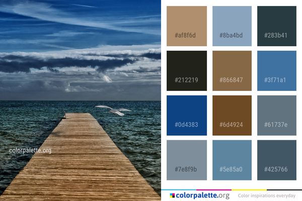 Sea Sky Horizon Color Palette