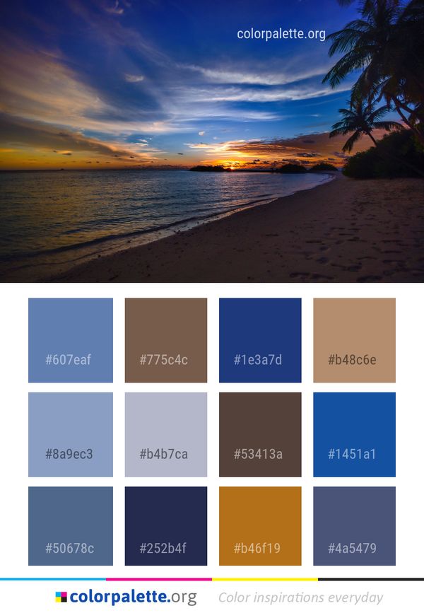 Sky Horizon Sea Color Palette