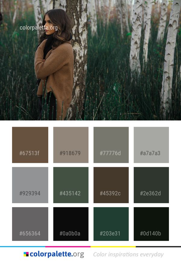 Tree Green Nature Color Palette