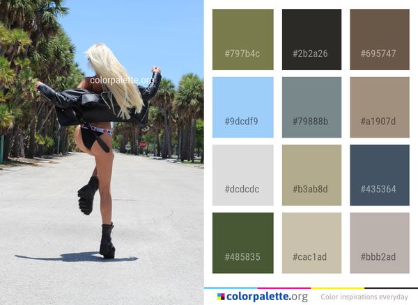 Clothing Footwear Costume Color Palette