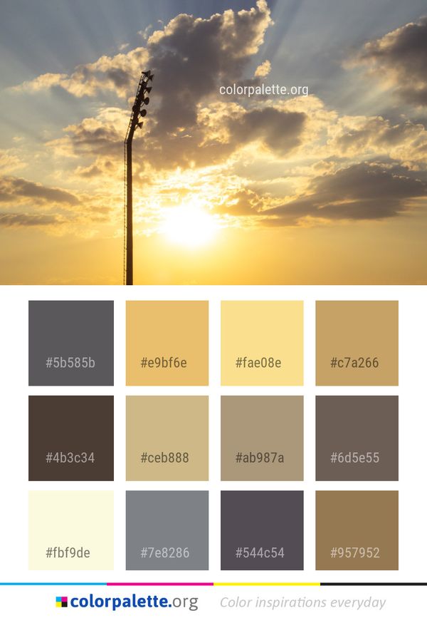 Sky Cloud Daytime Color Palette