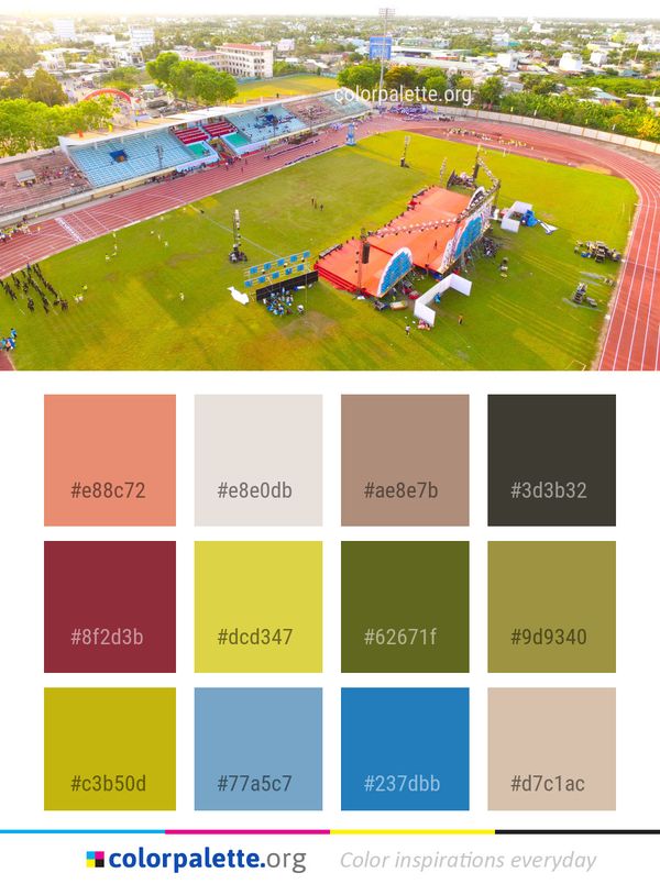 Sport Venue Structure Leisure Color Palette