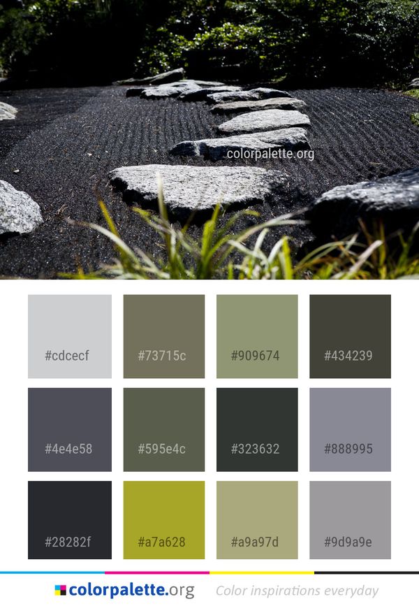 Water Leaf Grass Color Palette
