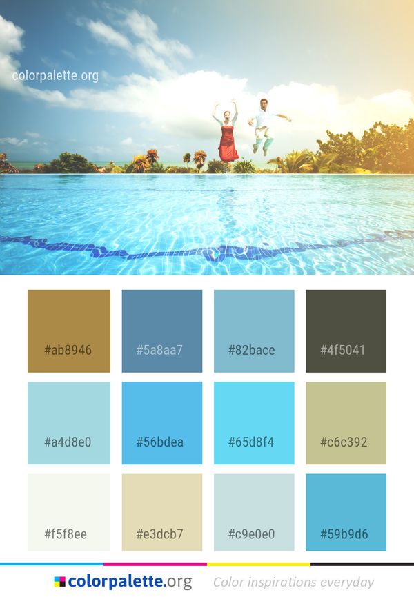 Water Nature Leisure Color Palette