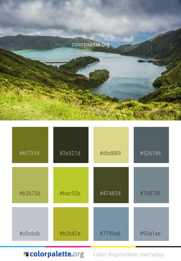 Highland Nature Loch Color Palette