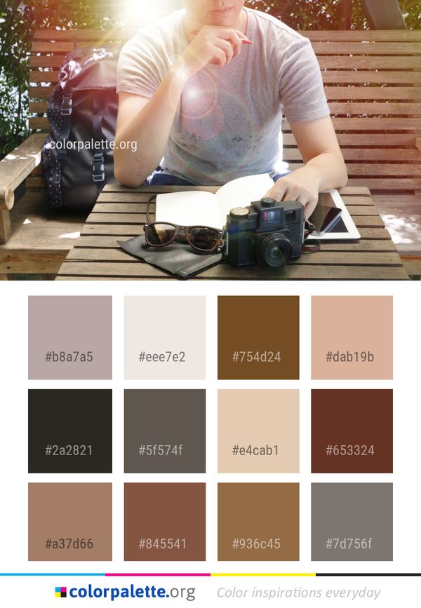 Photograph Sitting Photography Color Palette