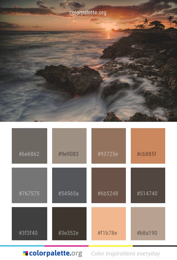 Sea Sky Body Of Water Color Palette
