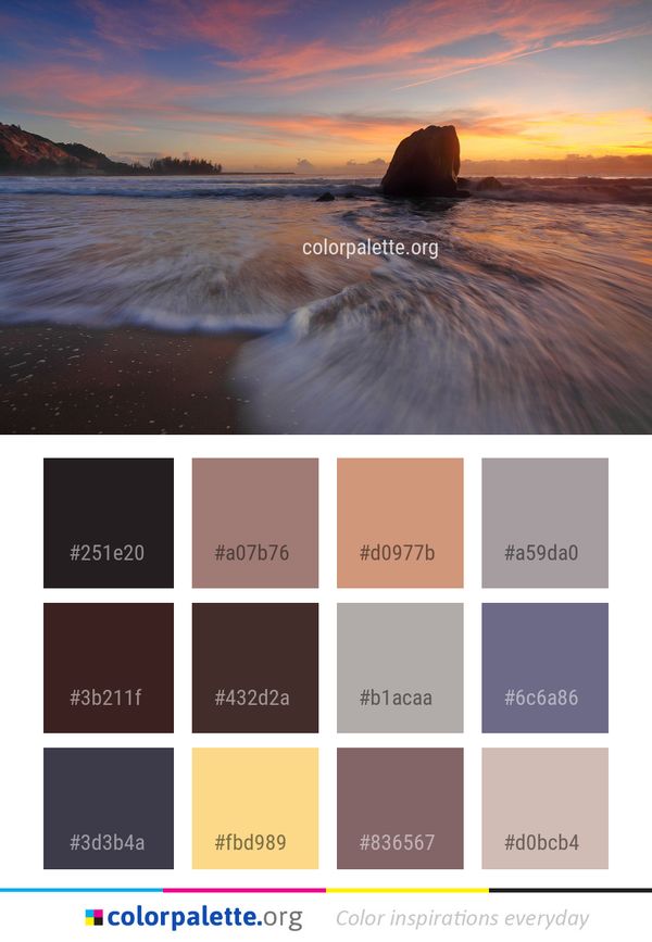 Sea Sky Shore Color Palette