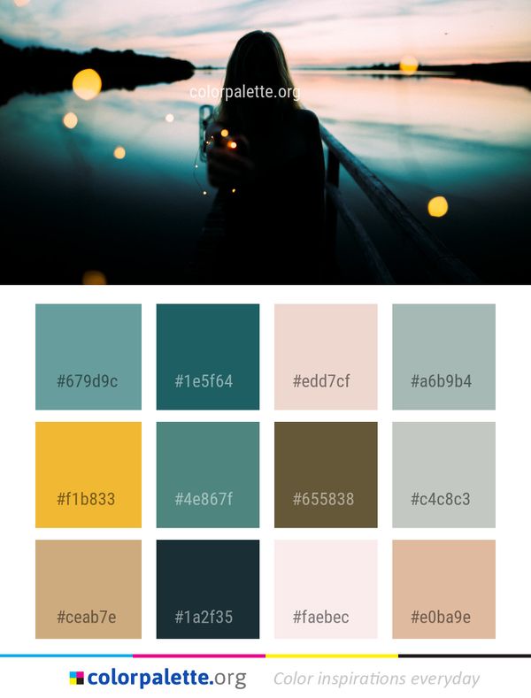 Water Reflection Sky Color Palette