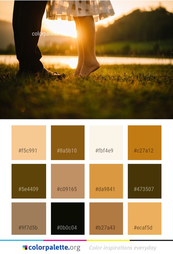 Yellow Grass Light Color Palette