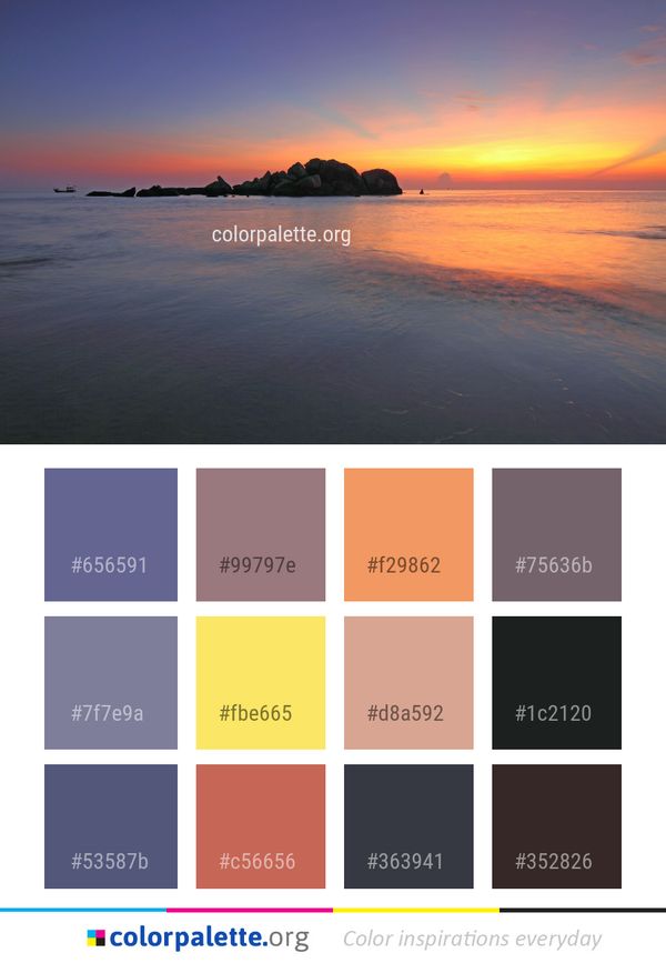 Horizon Sea Sky Color Palette
