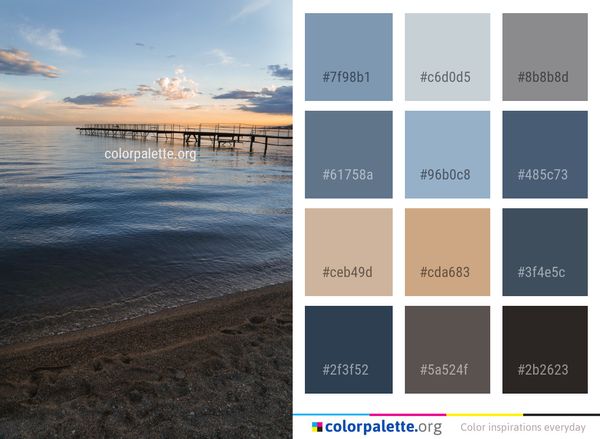 Sea Sky Horizon Color Palette