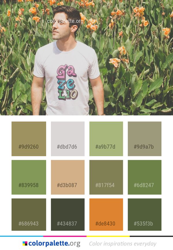 Plant Flower Spring Color Palette