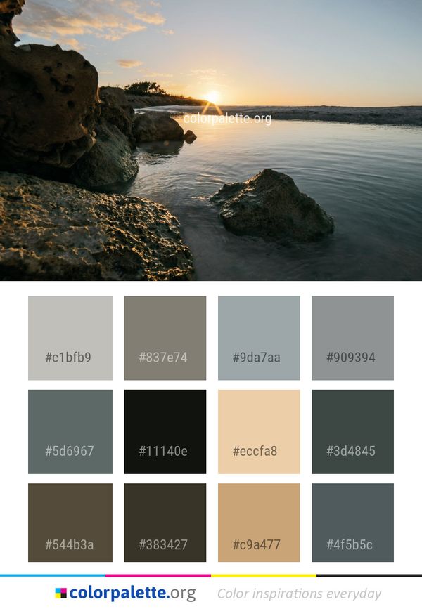 Sea Body Of Water Coast Color Palette
