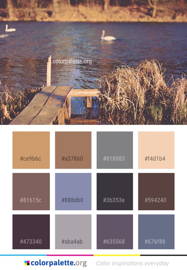 Water Reflection Sky Color Palette