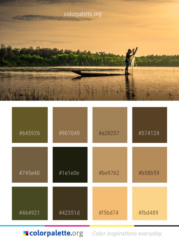 Water Sky Reflection Color Palette