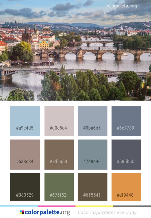Bridge City River Color Palette