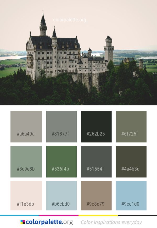 Ch??teau Building Castle Color Palette