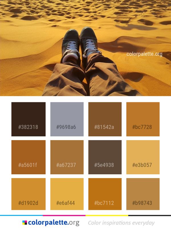 Erg Sand Desert Color Palette