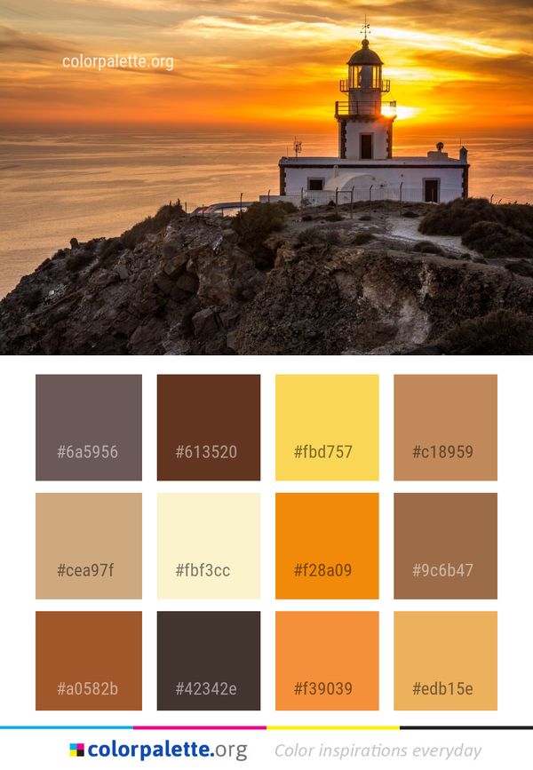 Lighthouse Sky Tower Color Palette