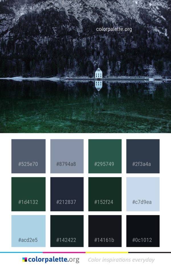 Reflection Water Nature Color Palette