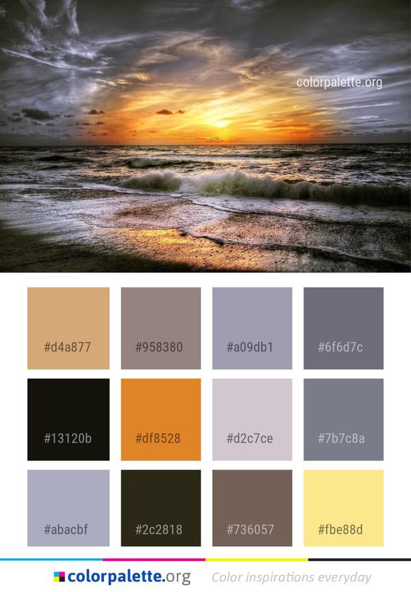 Sky Sea Horizon Color Palette