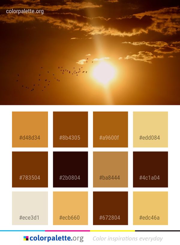 Sky Sun Afterglow Color Palette