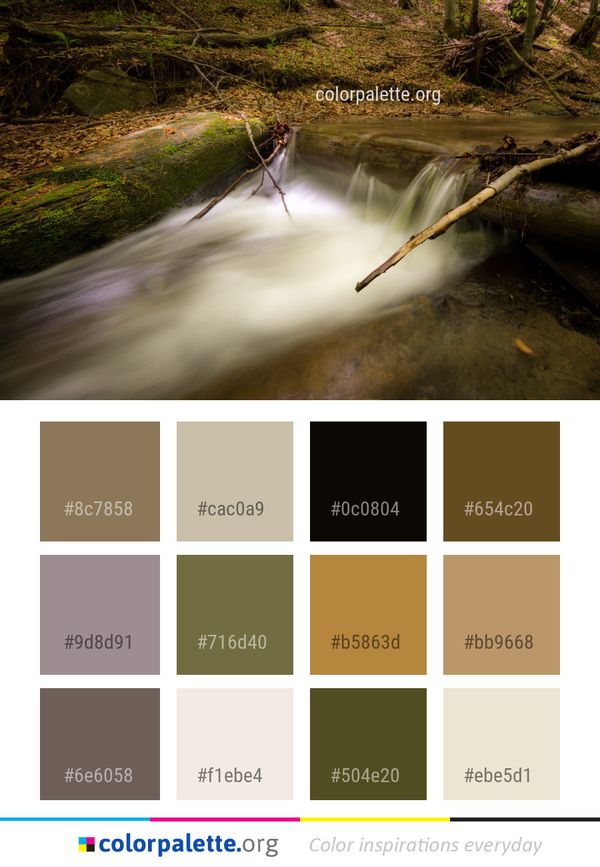 Water Nature Body Of Color Palette