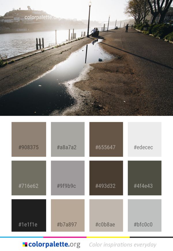 Water Reflection Sky Color Palette
