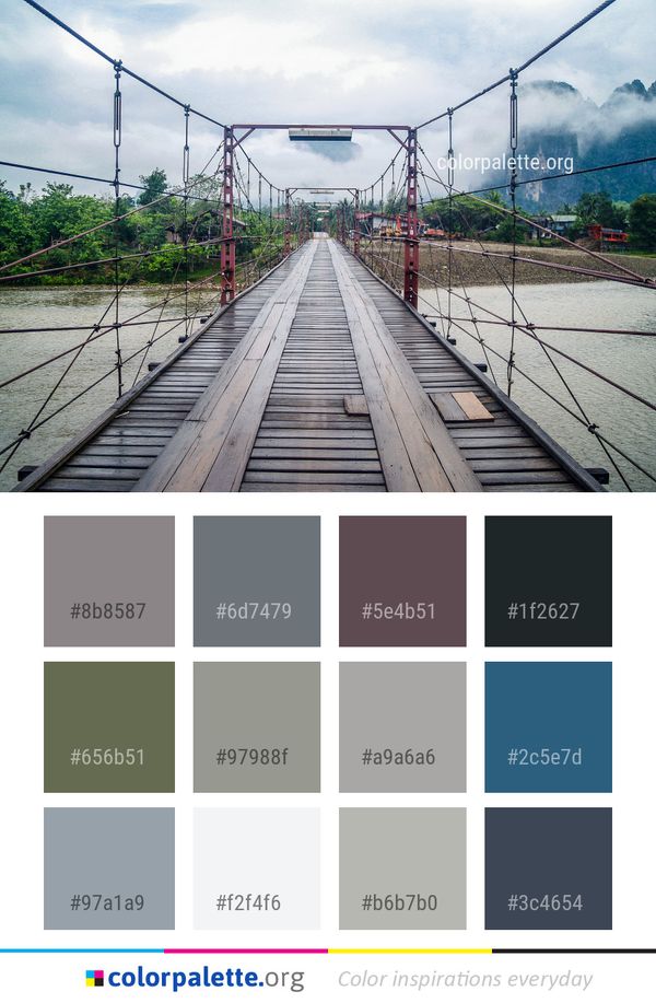 Bridge Suspension Sky Color Palette
