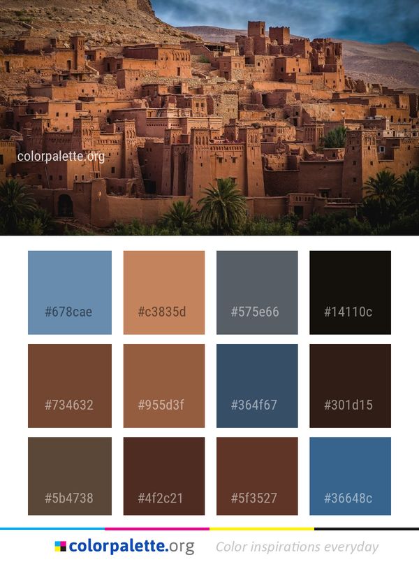 Historic Site Sky Village Color Palette