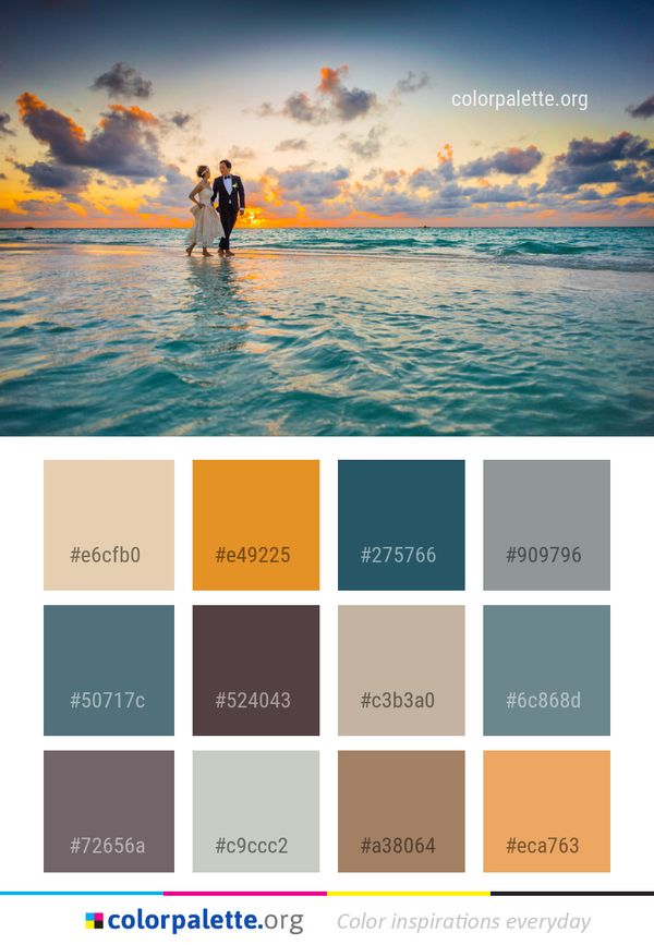 Sea Water Sky Color Palette