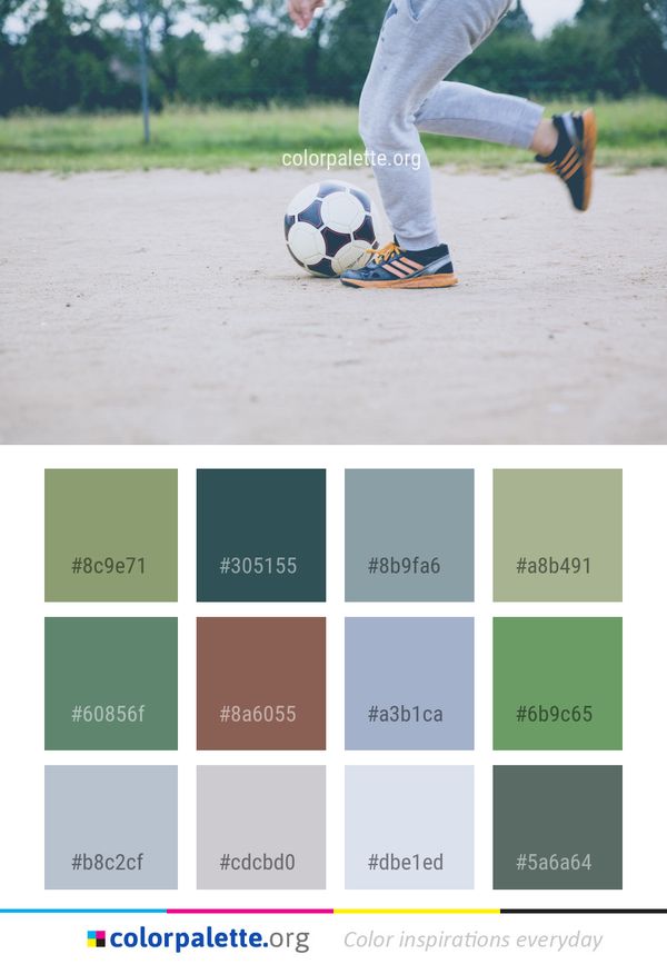 Football Ball Color Palette
