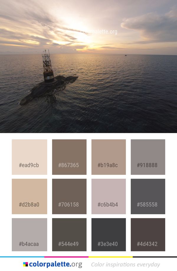 Sea Horizon Sky Color Palette