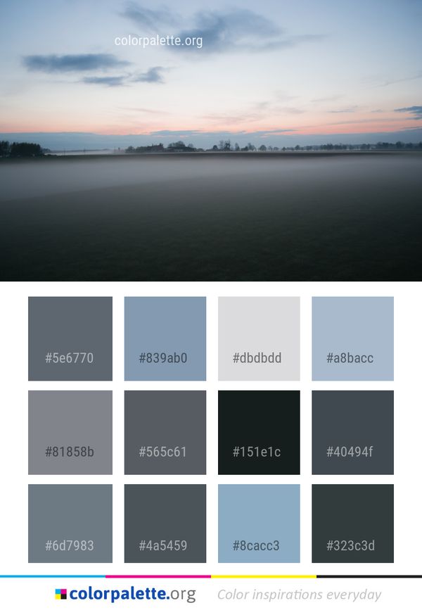 Sky Horizon Dawn Color Palette