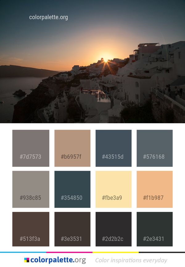 Sky Sunrise Geological Phenomenon Color Palette