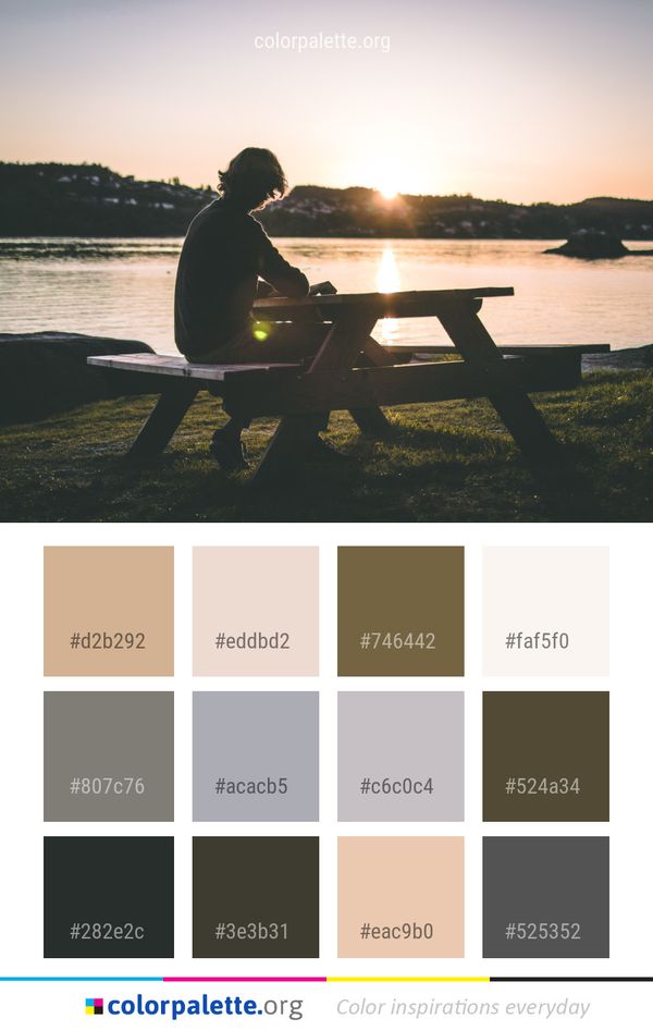 Water Sky Reflection Color Palette