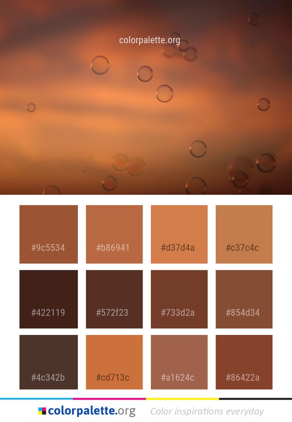 Atmosphere Sky Macro Photography Color Palette