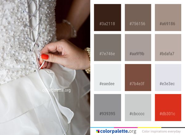 Bridal Clothing Wedding Dress Bride Color Palette
