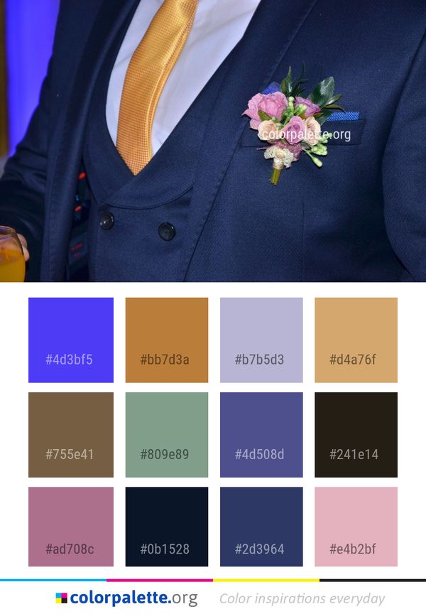 Flower Yellow Suit Color Palette