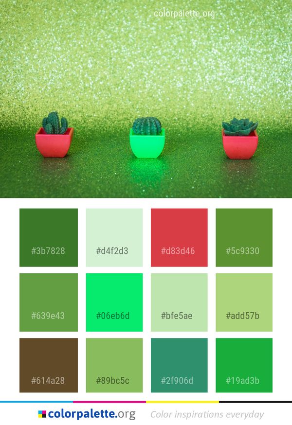 Green Grass Lawn Color Palette