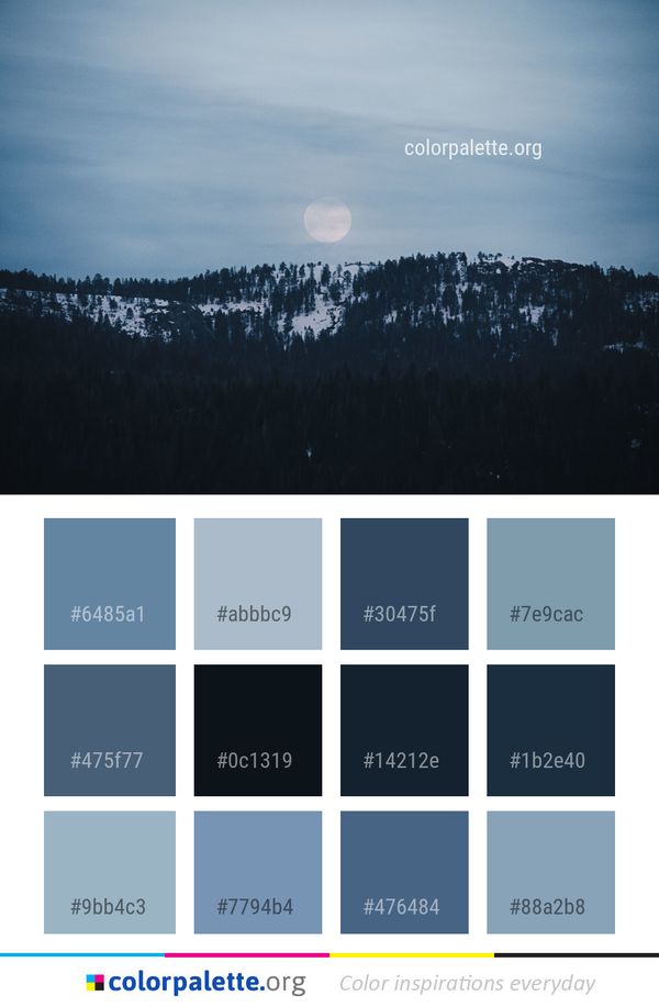Sky Nature Daytime Color Palette
